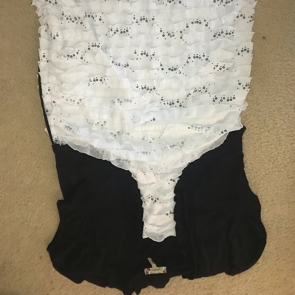 White Ruffle Dress - Picture 3 of 5